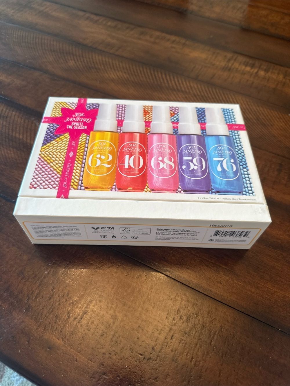 Sol de Janeiro Fragrance Mist Set - Yellow, Red, Pink, Purple, Blue - Picture 5 of 6